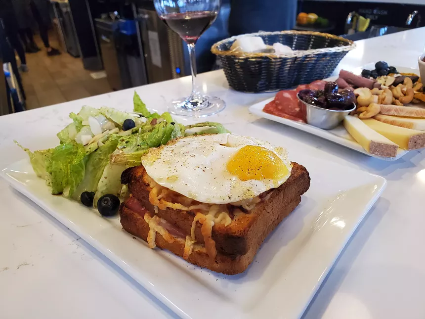 The croque madame is available anytime at La Bouche, including during its new Sunday brunch. - MOLLY MARTIN