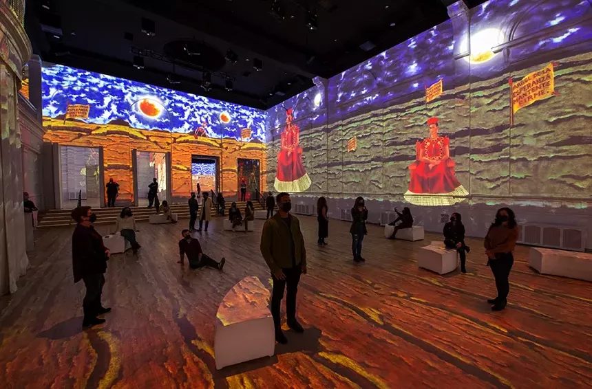 The projections will include images of Kahlo's paintings as well as photos from her life. - MICHAEL BROSILOW