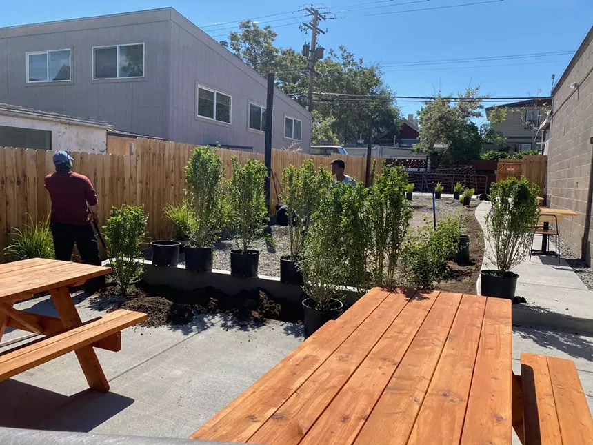 Marigold's back patio will include a pollination habitat like this one at Gold Point, but with an "Asian flair." - STEVE SMITH DESIGNS
