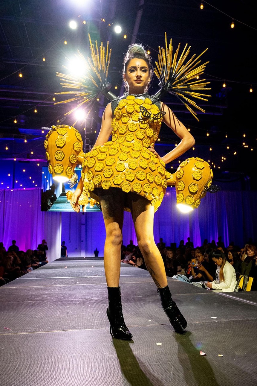 The Paper Fashion Show pushes the boundaries of art and fashion. - BLU HARTKOPP