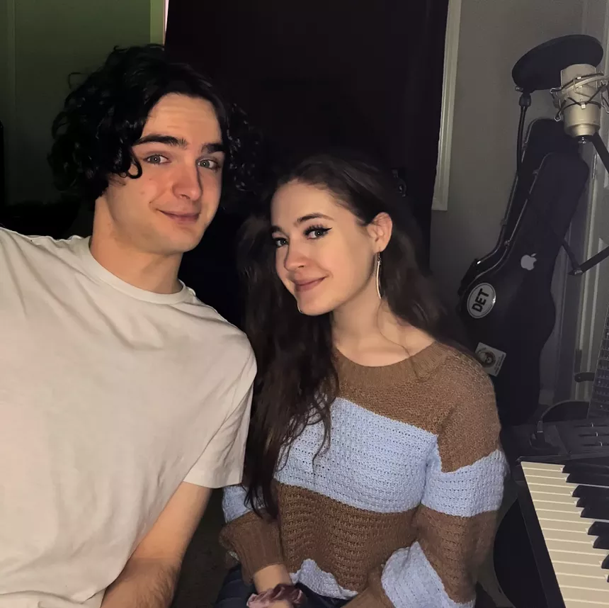 Brennan Hill (left) and Griffin often write songs entirely together. - BRENNAN HILL