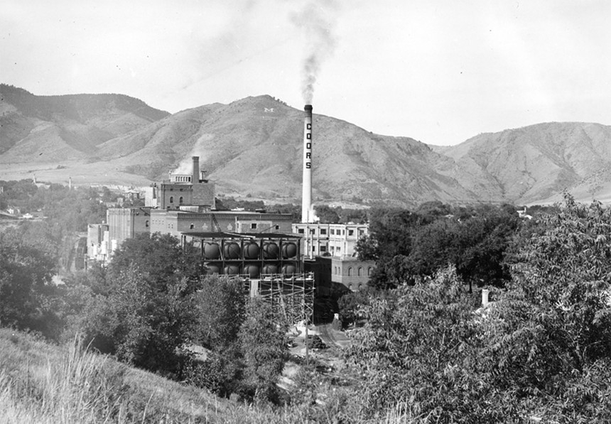 The Coors Brewery in Golden got its start in 1873. - DENVER PUBLIC LIBRARY