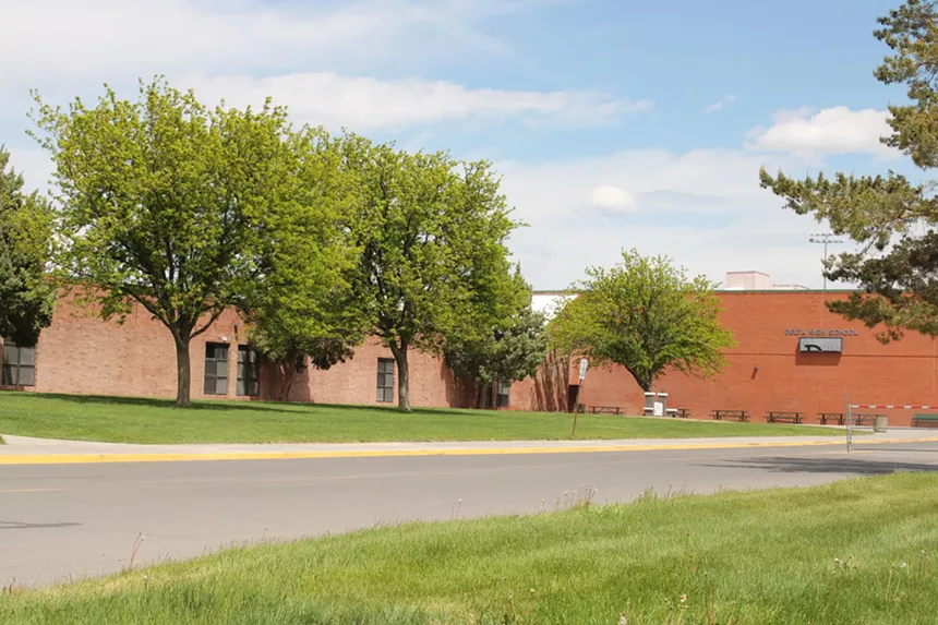 Delta High School is home to about 600 students. - TRAVIS CANTONWINE