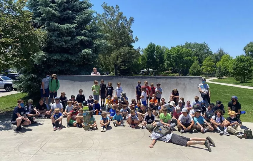 Square State Skate works year-round to teach skateboarding to kids in grades three through eight. - KYLE GARLOCK