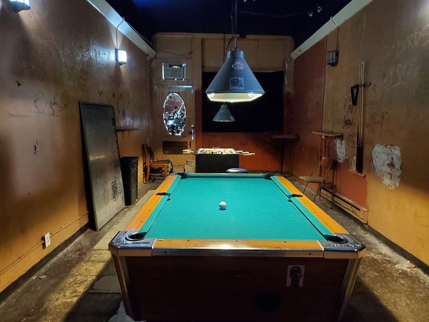 Bar Bar's game room was an Eisenhower-era brothel.  -MOLLY MARTIN