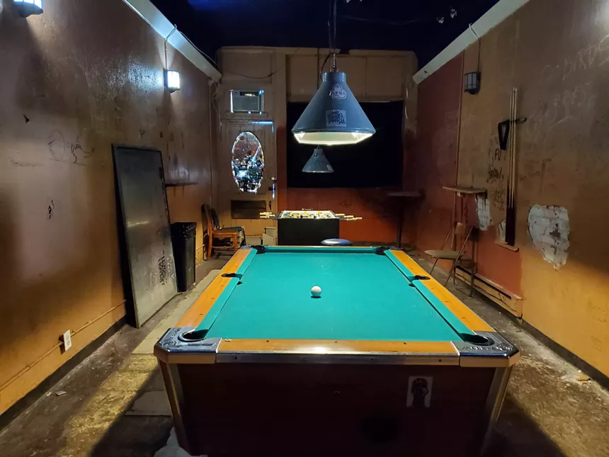 Bar Bar's game room was an Eisenhower-era brothel. -MOLLY MARTIN