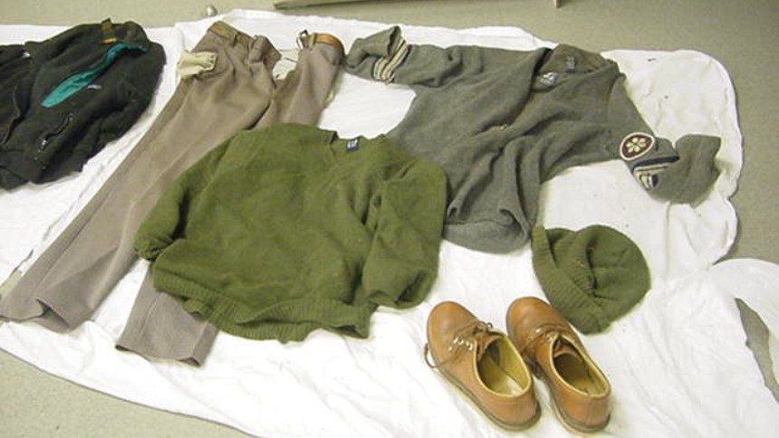 Clothing worn by a man found dead on February 22, 2002, near the Denver Waste Management building. - DENVERGOV.ORG