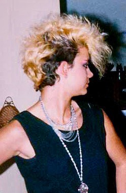 Prato in 1986, getting ready for a night out at Thirsty's. - LIZ PRATO