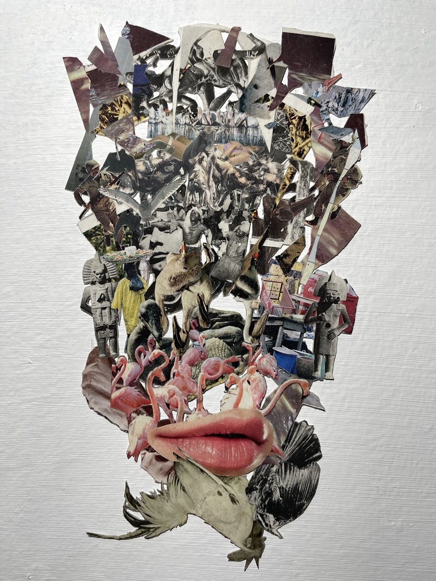 Samuel Mata-Ruiz explores collage for Petals of Perianth at Alto Gallery. - SAMUEL MATA-RUIZ