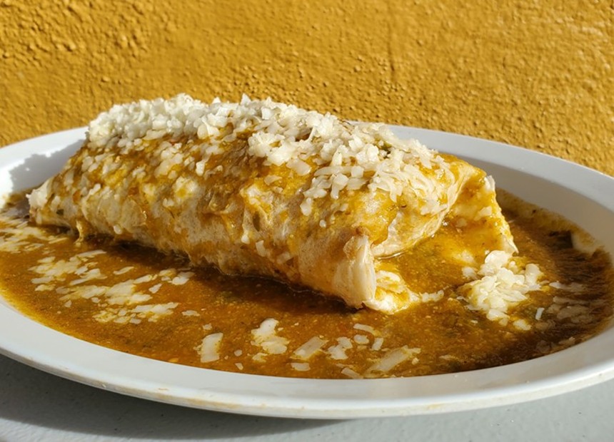 Would you really be in Denver if you didn't recover with a smothered burrito like this one from El Taco de Mexico?  - Molly Martin