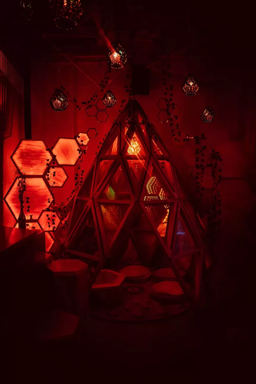 a geodesic dome