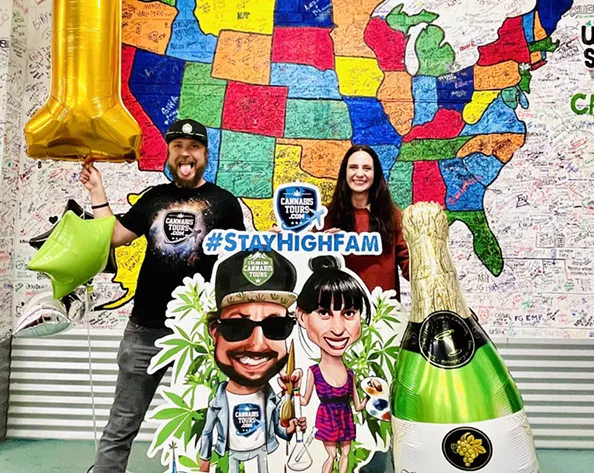 Colorado Cannabis Tours and Puff, Pass & Paint founders