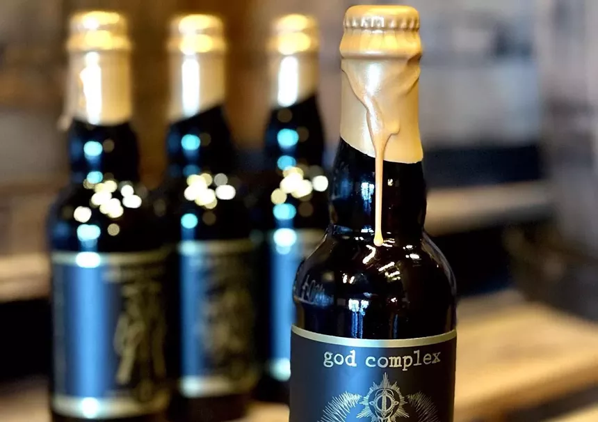 Bottles of beer from River North Brewery.