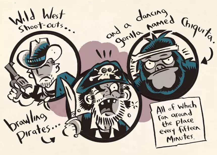 cartoon casa bonita