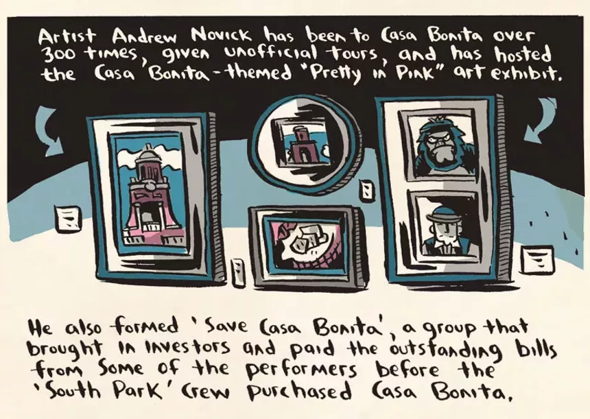 cartoon casa bonita