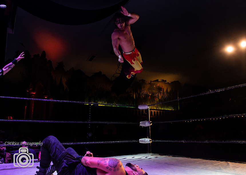 wrestler in a ring