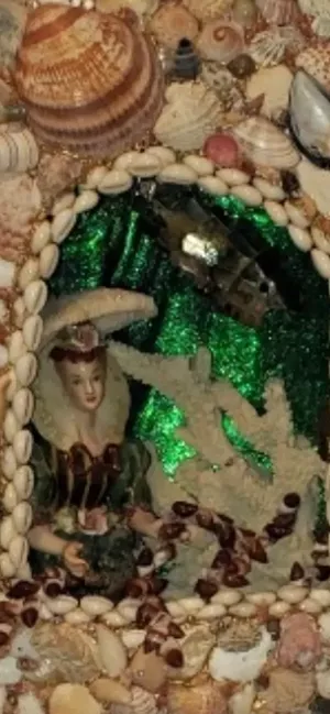 a doll in a diorama