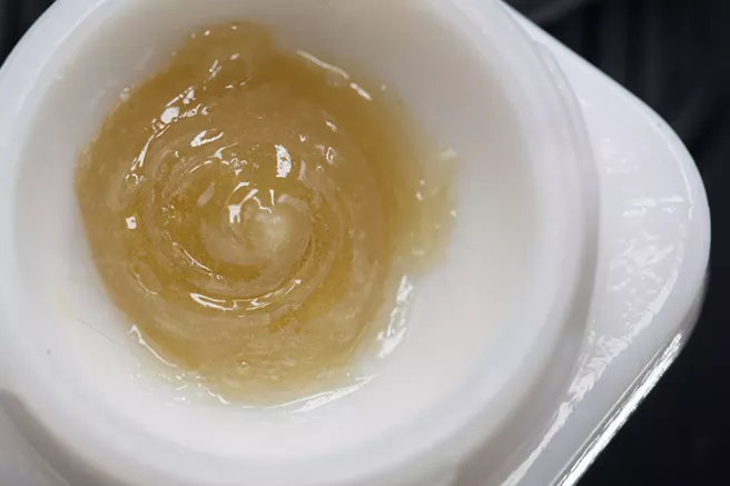 A gram of hash rosin made in Colorado
