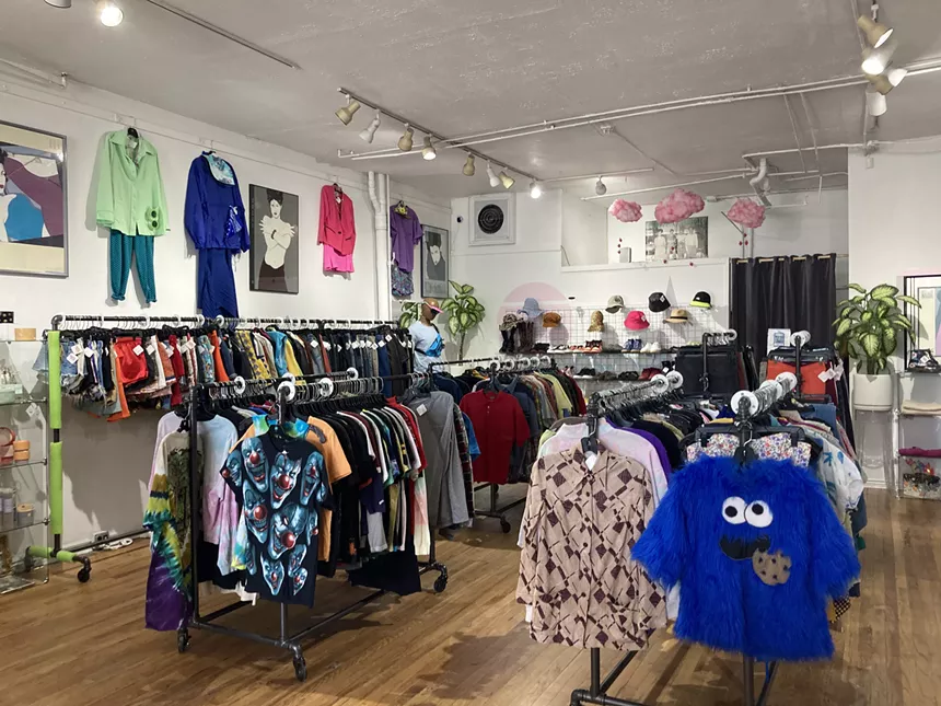 thrift store interior
