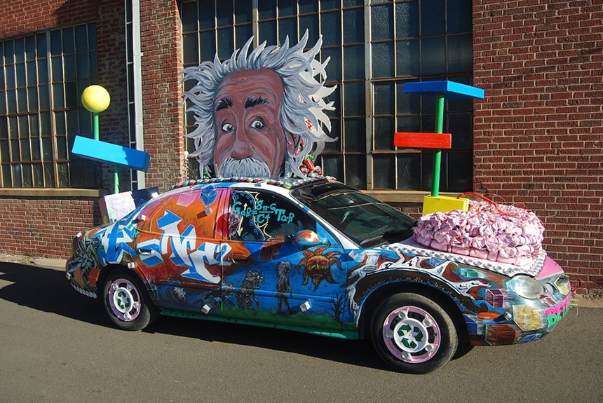 art car honoring Albert Einstein
