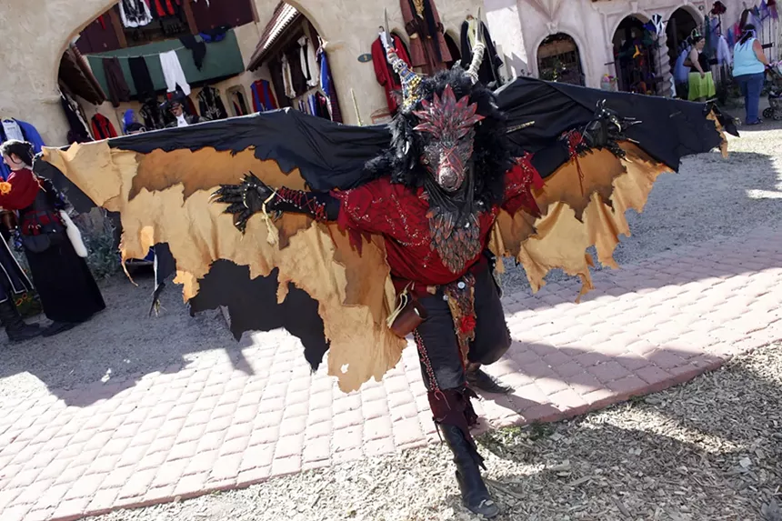 devil in Renaissance outfit