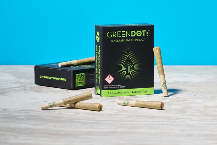 Green Dot Labs live resin rolls