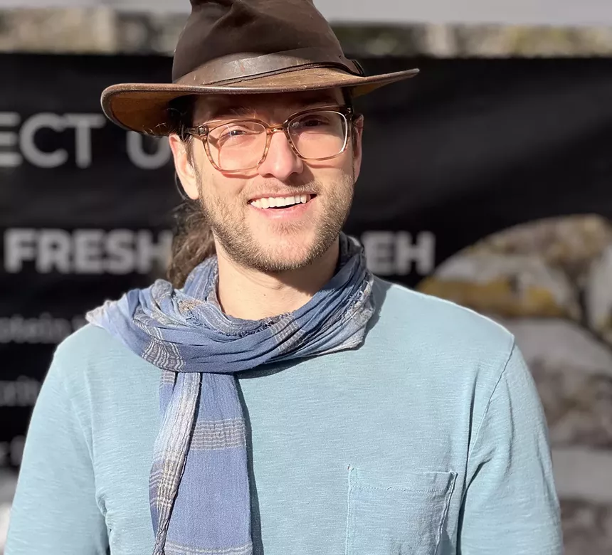 man in a scarf