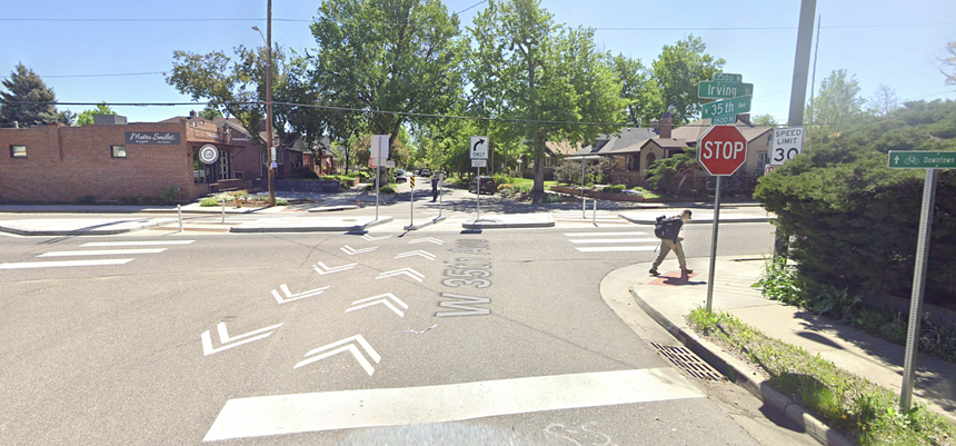 The two-way diverter at 35th Avenue and Irving Street