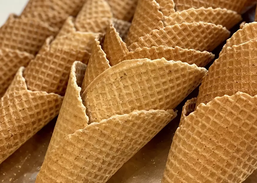 waffle cones