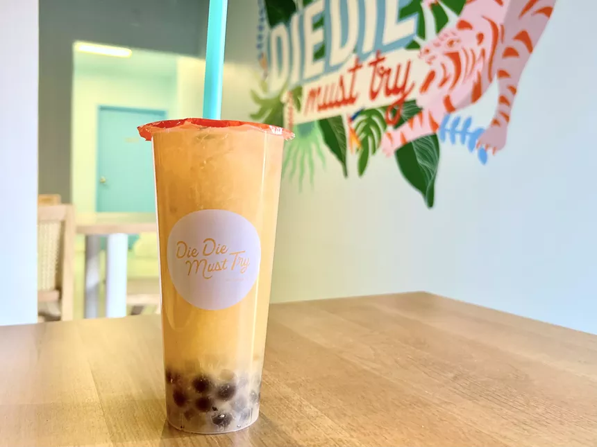 bubble tea in a plastic cup