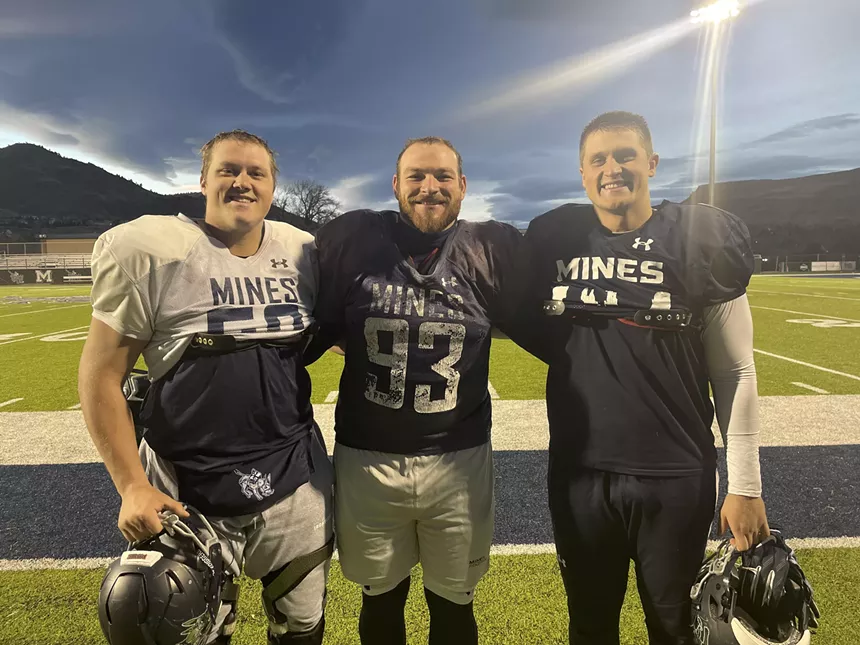 Steele Petty, Kyle Bohnsen and Jack Peterson (left to right).