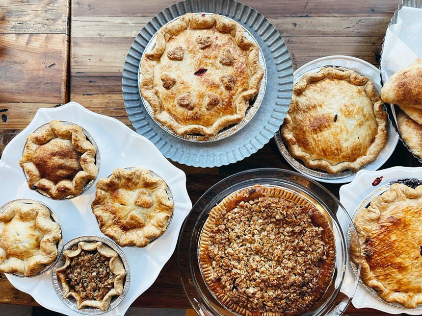 various pies