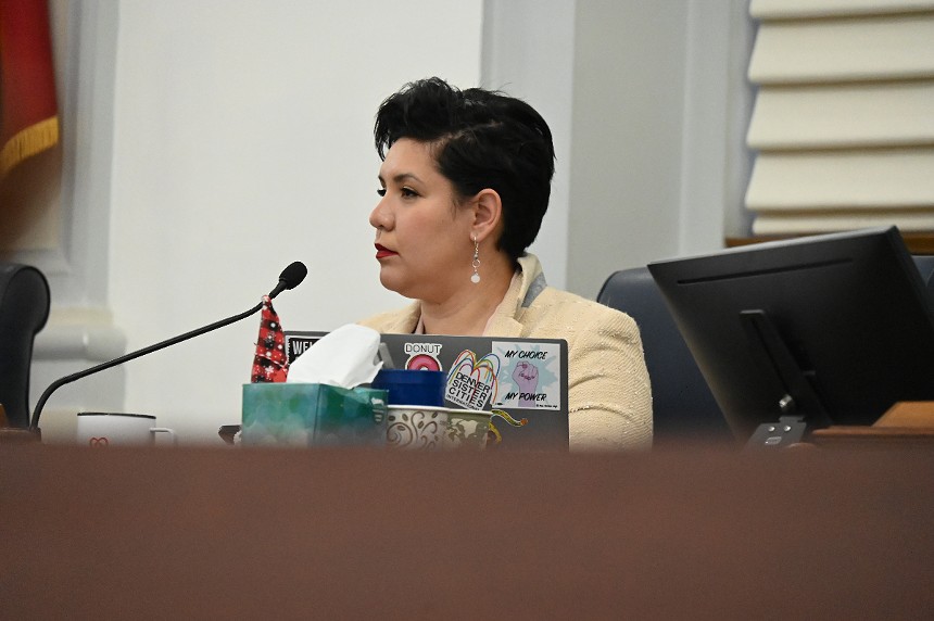 Councilwoman Flor Alvidrez opposed Mayor Johnston's homeless emergency and parts of his House1000 plan.