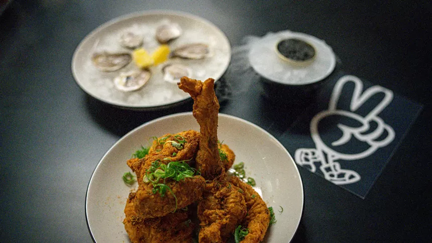 fried chicken on a plate