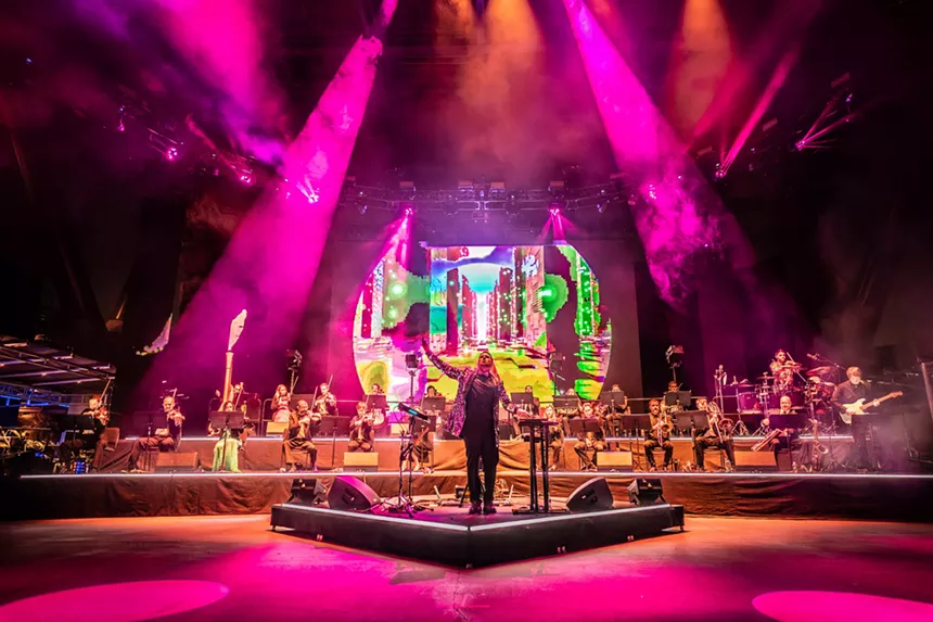 a concert at red rocks amphitheatre