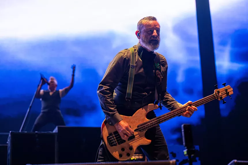bass player on stage