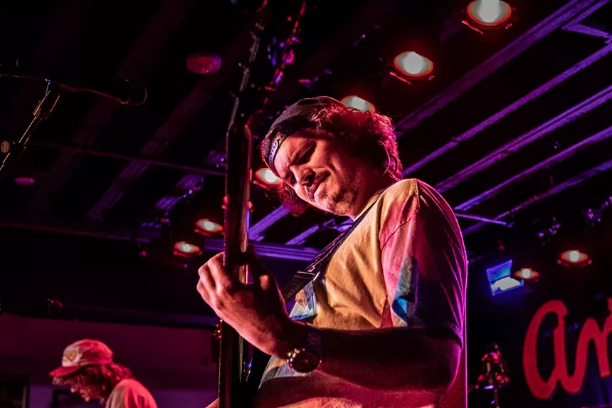 guitarist on stage