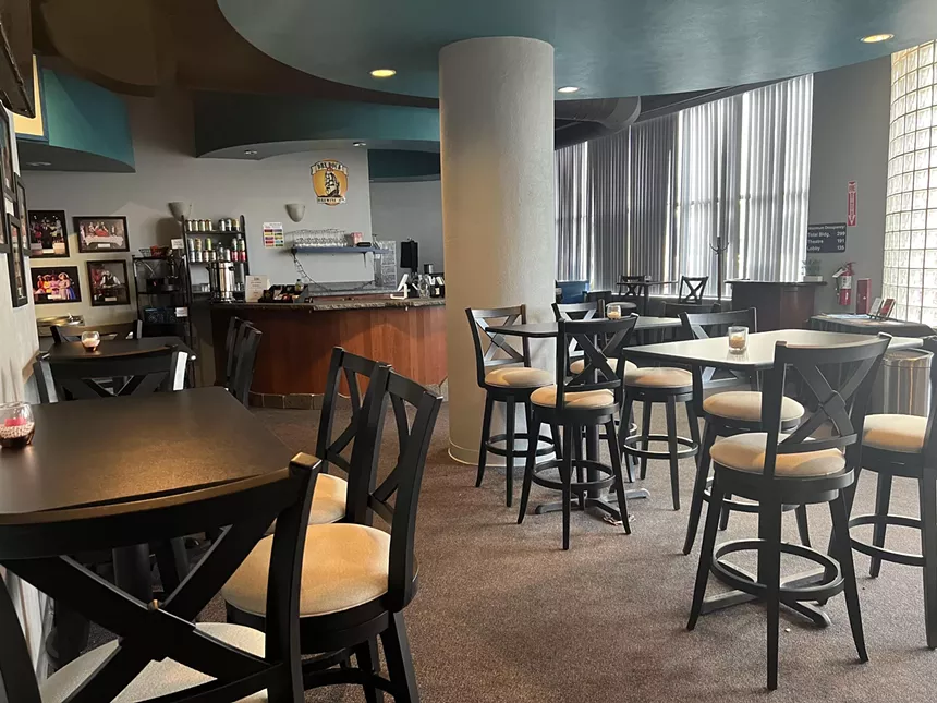 an interior of a bar