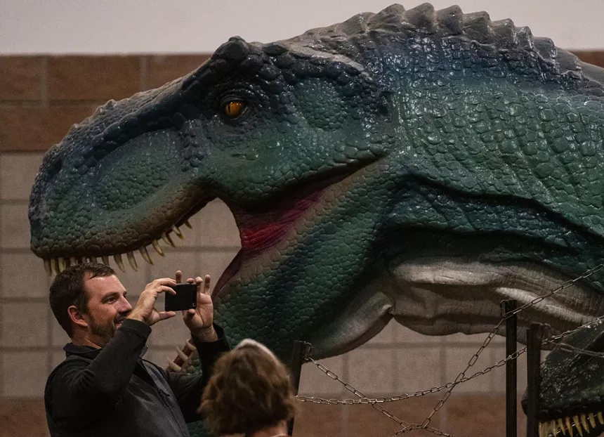 dinosaur display