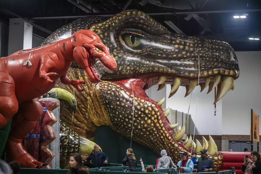 dinosaur bouncy houses