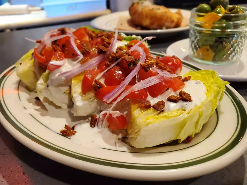 a wedge salad