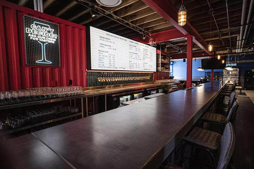 RiNo brewery preview photos.