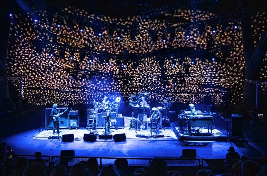 string cheese incident on stage at red rocks amphitheatre