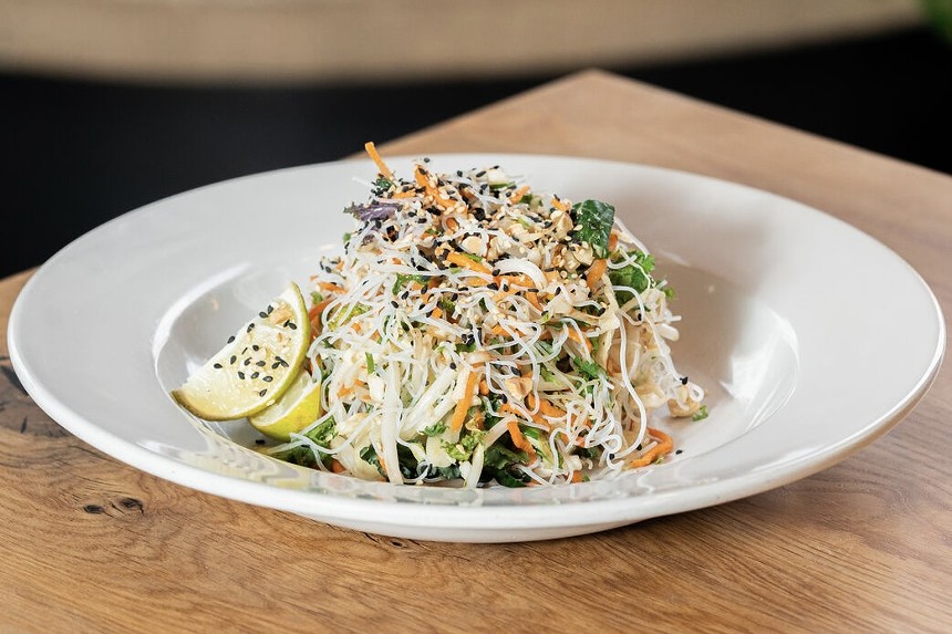 An Asian-inspired noodle dish from Olive & Finch