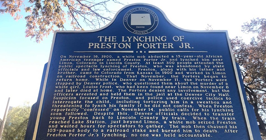 plaque to lynching victim