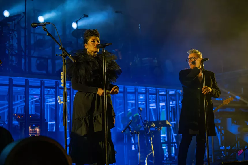 singers on stage