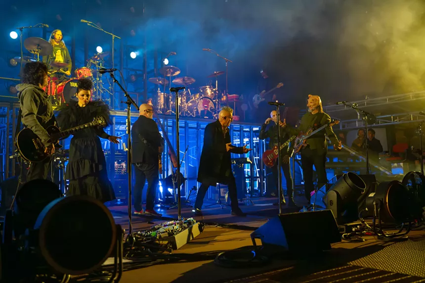 musicians on stage
