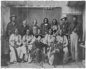 group of native leaders and Army officials