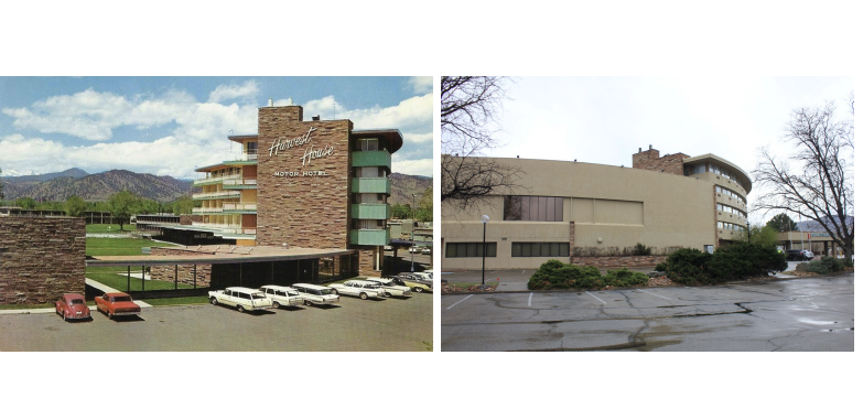 Boulder Harvest House Hotel before and after shot