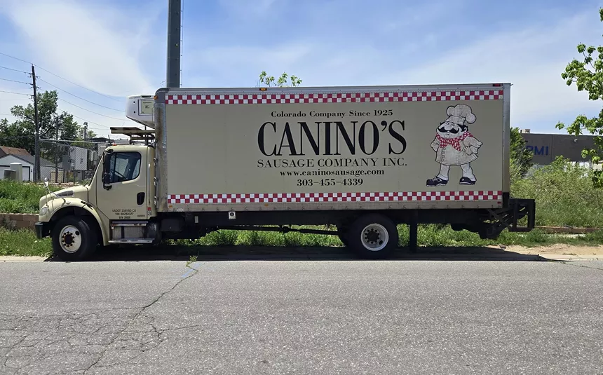 a delivery truck